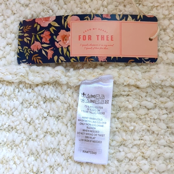 For Thee Ombre Cream Cardigan - Picture 8 of 8